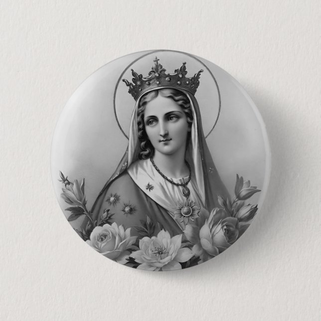 Virgin Mary Button (Front)