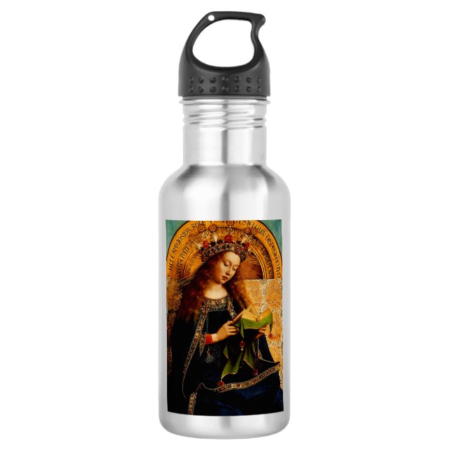 Virgin Mary by Jan van Eyck 532 Ml Water Bottle (Front)