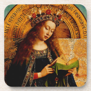 Virgin Mary by Jan van Eyck Coaster