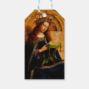 Virgin Mary by Jan van Eyck Gift Tags