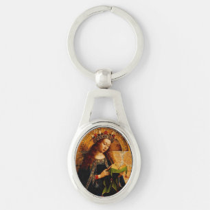 Virgin Mary by Jan van Eyck Key Ring