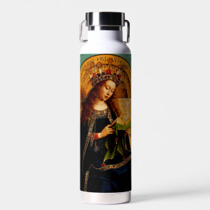 Virgin Mary by Jan van Eyck Water Bottle