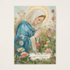 Virgin Mary Catholic Funeral Photo Holy Card -