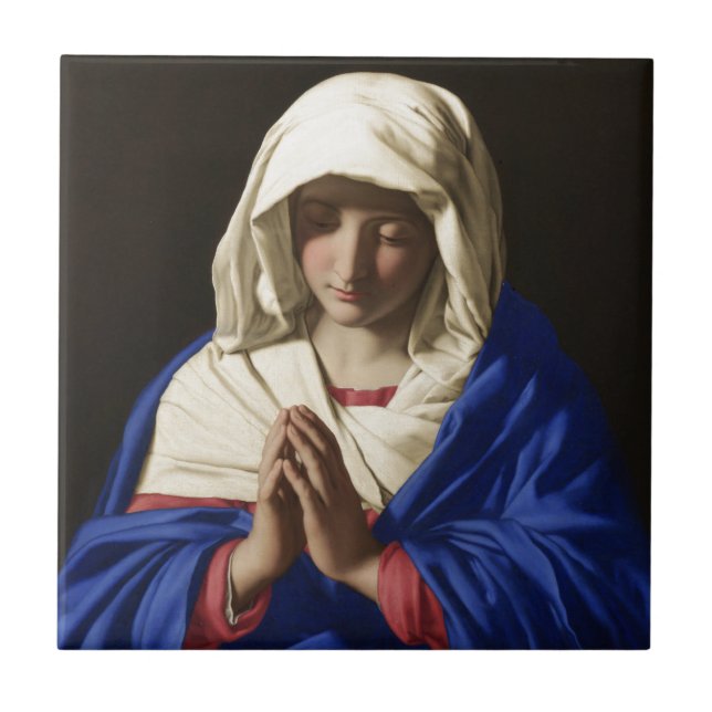 Virgin Mary Ceramic Tile (Front)