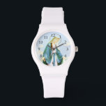 Virgin Mary Crescent Moon Watch_With Numbers Watch<br><div class="desc">Virgin Mary Crescent Moon Watch</div>