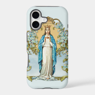 Virgin Mary Floral Religious Lady of Knock