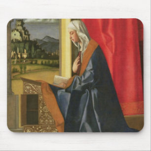 Virgin Mary, from The Annunciation diptych (oil on Mouse Pad