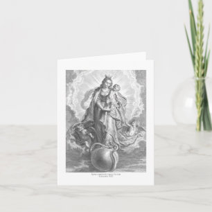 Virgin Mary Genesis 3:15 Card