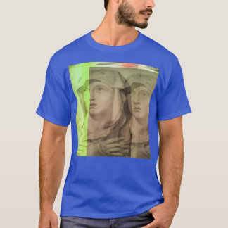 Virgin Mary Glitch Art T-Shirt