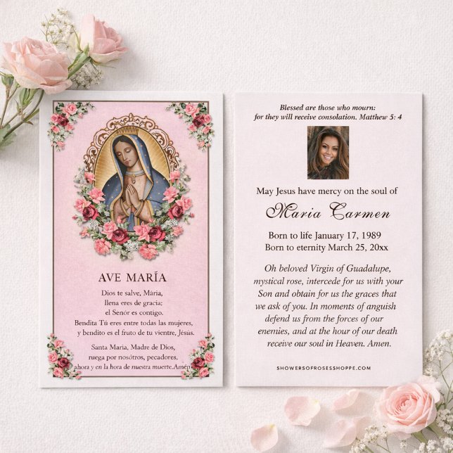 Virgin Mary Guadalupe Roses Catholic Funeral (Creator Uploaded)