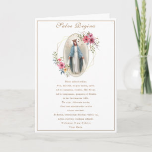 Virgin Mary Jesus Catholic  Prayer Religious Card