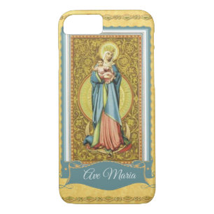 Virgin Mary Jesus Image on iPhone 7 Case