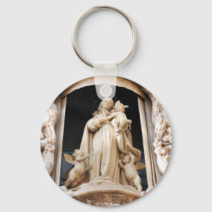 Virgin Mary Key Ring