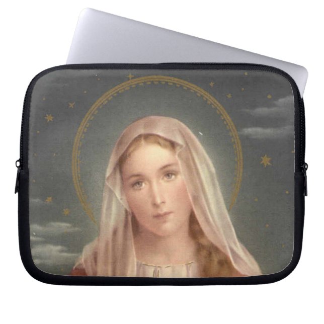 VIRGIN MARY LAPTOP SLEEVE (Front)
