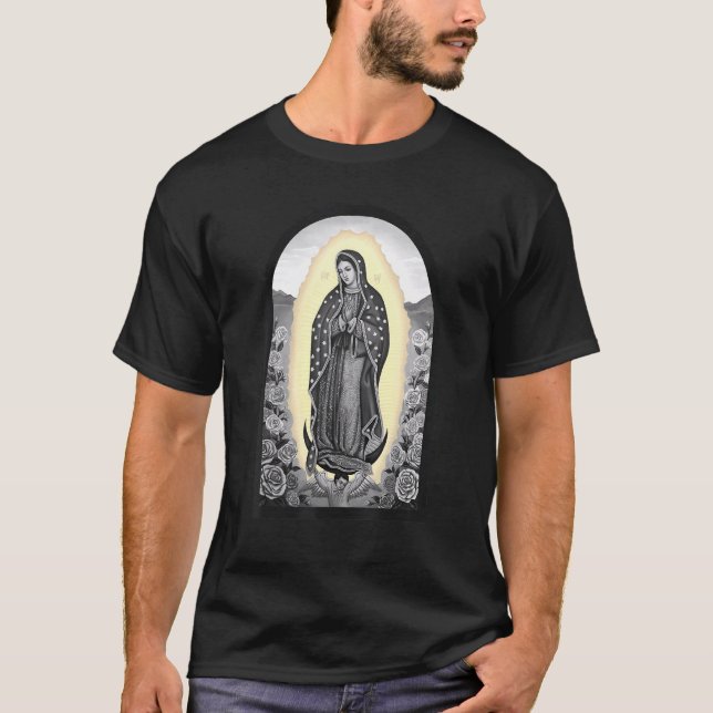 Virgin Mary Matching Quantum Sneaker Ash Sneaker M T-Shirt (Front)