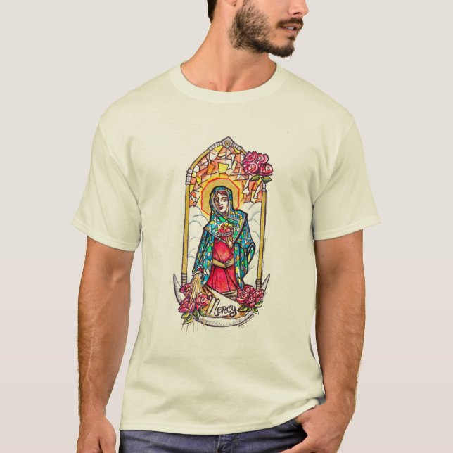 Virgin Mary Merciful Mother T-Shirt (Front)