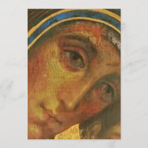 Virgin Mary Neocatechumenal Way Invitation