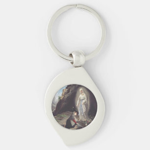 Virgin Mary of Lourdes Key Ring