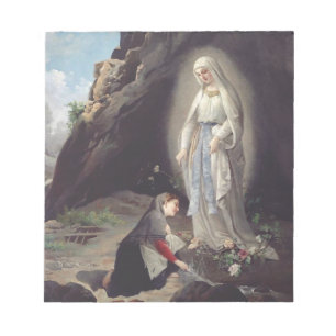 Virgin Mary of Lourdes Notepad