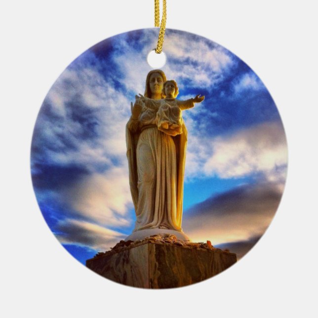 Virgin Mary Ornament (Front)