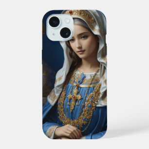 Virgin Mary our Lady of Grace iPhone 15 Case