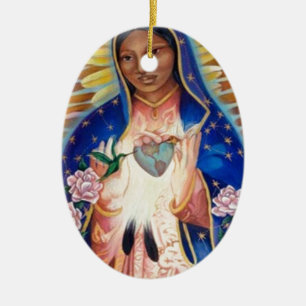 Virgin Mary - Our Lady Of Guadalupe Ceramic Ornament