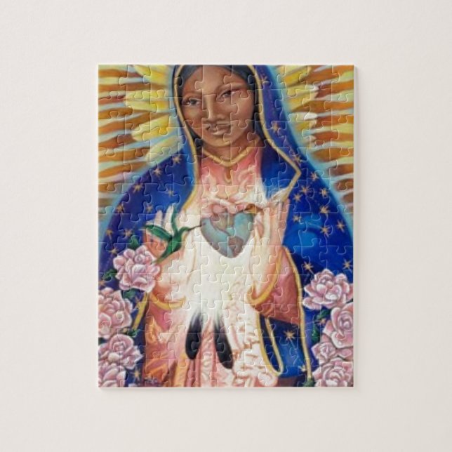 Virgin Mary - Our Lady Of Guadalupe Jigsaw Puzzle (Vertical)