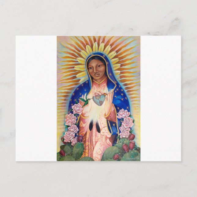 Virgin Mary - Our Lady Of Guadalupe Postcard (Front)