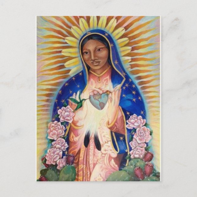 Virgin Mary - Our Lady Of Guadalupe Postcard (Front)