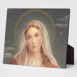 VIRGIN MARY PLAQUE