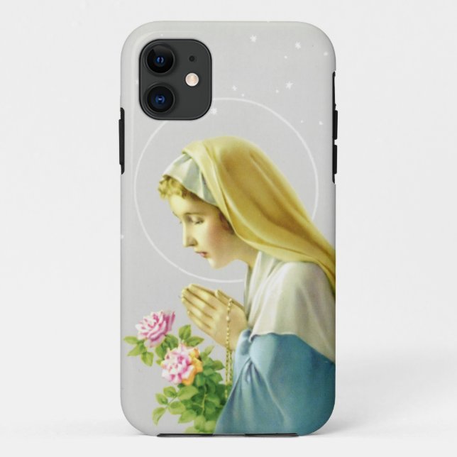 Virgin Mary Prayer Case-Mate iPhone Case (Back)