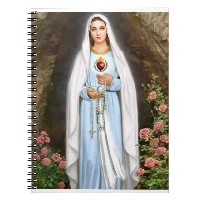 Virgin Mary praying notebook (Front)
