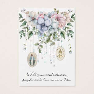 Virgin Mary Religious Catholic Memorare Prayer