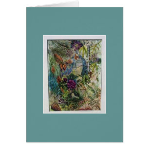 Virgin Mary Rosary Watercolor art