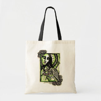 Virgin Mary Sacred Rose Tote Bag