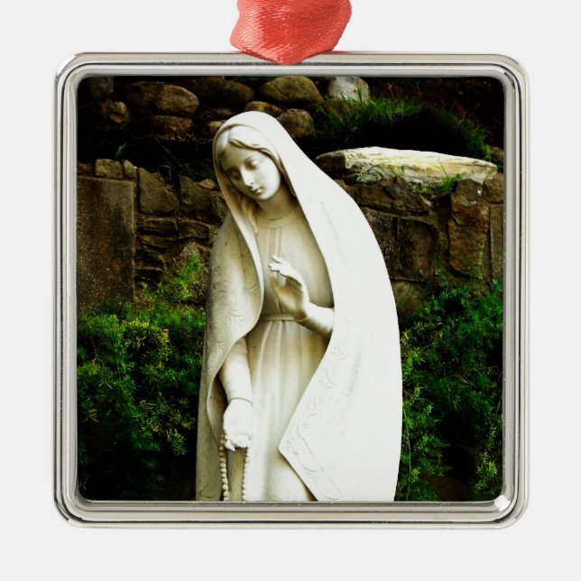 Virgin Mary Statue Ornament (Front)