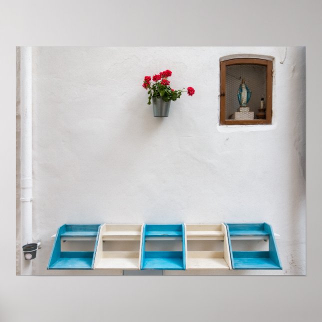 Virgin Mary street altar shrine poster (Front)