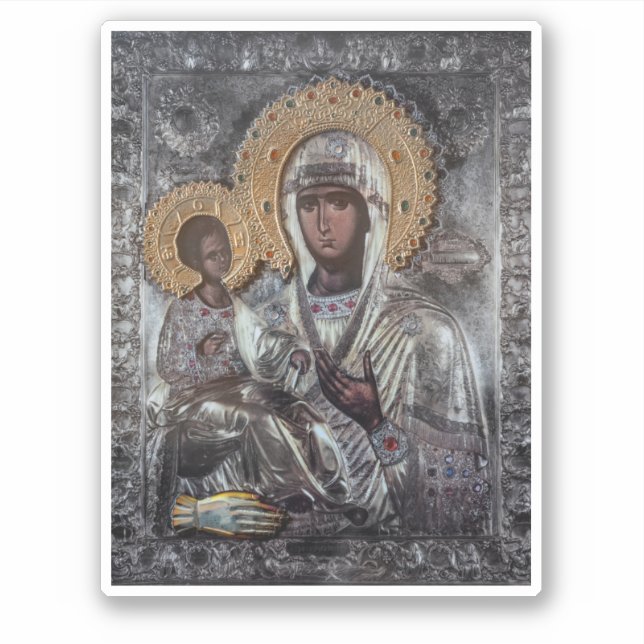 Virgin Mary Three-Handed Icon Religious (Front)