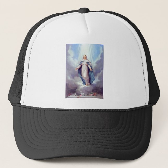 Virgin Mary Trucker Hat (Front)