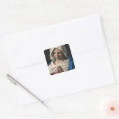 Virgin Mary / Virgen Maria Square Sticker (Envelope)