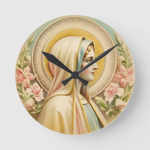 Virgin Mary Wall Clock