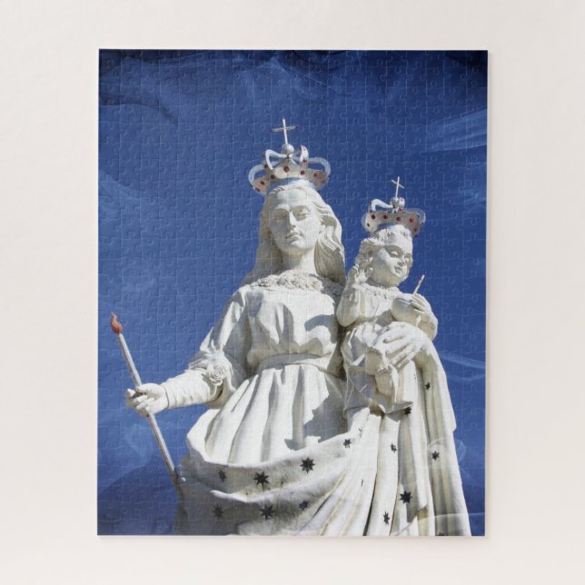 Virgin Mary with Baby Jesus Christ in Bolivia Jigsaw Puzzle (Vertical)