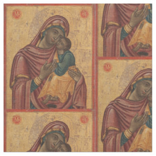 Virgin Mary with Child Fabric