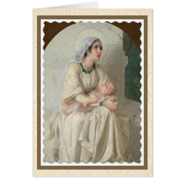 Virgin Mary with Child Jesus sleeping (Front)