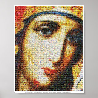 Virgin Mary with Saints Poster
