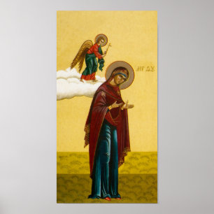 Virgin Mary's Russian icon Poster