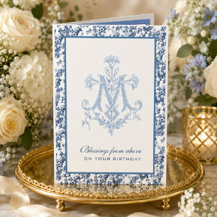 Virgin Mother Mary Catholic Birthday Card
