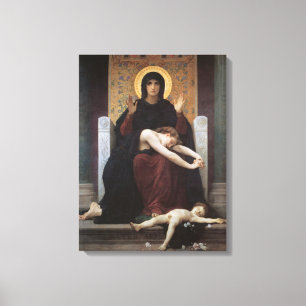 Virgin of Consolation – William Adolphe Bouguereau Canvas Print