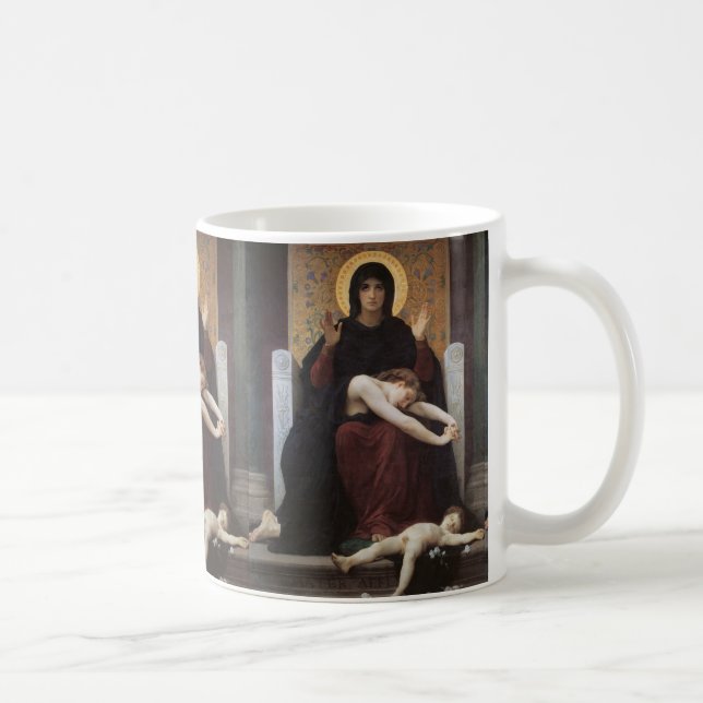 Virgin of Consolation William-Adolphe Bouguereau Coffee Mug (Right)