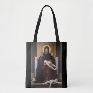 Virgin of Consolation - William Adolphe Bouguereau Tote Bag
